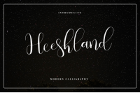 Heeshland Modern Calligraphy Font By Tomy James Thehungryjpeg Com