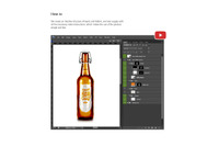 Download Amber Glass Bottle With Stout Beer Mockup Yellowimages