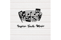 Download Inspire Teach Music Svg Teacher Svg Music Svg By Kayrativedigital Thehungryjpeg Com