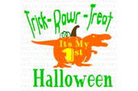 My 1st Halloween Dino Svg Halloween Shirt By Kayrativedigital Thehungryjpeg Com