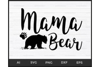 Mama Bear SVG Cut file by Creative Fabrica Crafts · Creative Fabrica