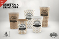 Paper Hot Drink Cups Mockup By INC Design Studio