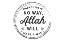 When There Is No Way Allah Will Make A Way By Baraiko Art Thehungryjpeg Com