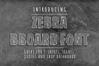 Zebra Bboard Decorative Font By Dreamer S Designs Thehungryjpeg Com