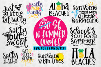 Summer Svg Bundles 10 Svg Eps Dxf Png Cut File By Coralcuts Thehungryjpeg Com