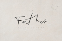 Father Casual Script Font By Elvinova Thehungryjpeg Com