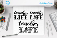 Download Teacher Life Mandala Svg Teacher Life Svg Teacher Clipart By Doodle Cloud Studio Thehungryjpeg Com