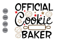 Official Cookie Baker Svg Christmas Svg Christmas Cookies Svg By Cosmosfineart Thehungryjpeg Com