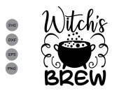 Witch S Brew Svg Halloween Svg Witch Svg Coffee Svg Spooky Svg By Cosmosfineart Thehungryjpeg Com