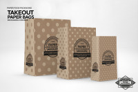 Download Kraft Paper Bag Mockup Front View Yellowimages