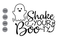 Shake Your Boo Ty Svg Halloween Svg Ghost Svg Ghoul Svg Boo Svg By Cosmosfineart Thehungryjpeg Com
