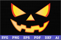 Halloween Svg Jack O Lantern Face Svg Pumpkin Svg Face Svg Girls H By Creative Art Thehungryjpeg Com