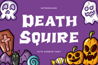 Death Squire Cute Horror Font By Grezline Studio Thehungryjpeg Com