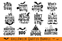 Halloween Quotes Bundle By Carrtoonz Thehungryjpeg Com