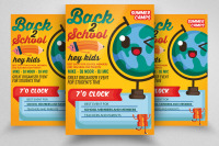 Back 2 School Flyer Template By Designhub Thehungryjpeg Com