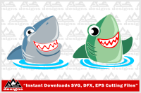 Cute Shark Svg Design By Agsdesign Thehungryjpeg Com