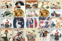 34 La Vie Parisienne Vintage Magazine Art Images Commercial Use By Scrapbook Attic Studio Thehungryjpeg Com