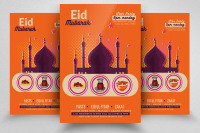 Eid Al Fitr Ramadan Kareem Flyer By Designhub Thehungryjpeg Com