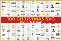 Christmas Quotes And Sayings Bundle Svg Cut Files By Svgsupply Thehungryjpeg Com