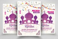 Ramadan Mubarak Flyer By Designhub Thehungryjpeg Com