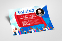 Election Voting Horizontal Flyer Template By Designhub Thehungryjpeg Com