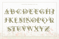 Leafletter Monogram Font Kit By Avalon Rose Design Thehungryjpeg Com