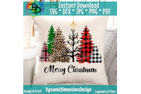 Merry Christmas Svg Christmas Tree Svg Christmas Svg Leopard Print By Dynamic Dimensions Thehungryjpeg Com