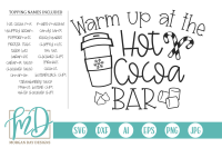 Warm Up At The Hot Cocoa Bar Svg By Morgan Day Designs Thehungryjpeg Com