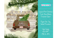 Leopard Print Christmas Truck Clipart For Aluxe Benelux Ornament By Mimi Dana S Crafty Creations Thehungryjpeg Com