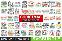 Christmas Svg Bundle By Svgbundle Thehungryjpeg Com