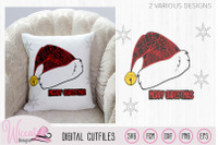 Santa Doodle Hat Christmas Hat Merry Christmas Svg By Wiccatdesigns Thehungryjpeg Com