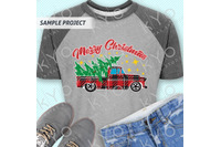 Christmas Buffalo Plaid Old Pickup Truck Svg Png Files By Kyo Digital Studio Thehungryjpeg Com