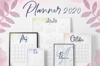 Planner And Calendars 2020 By Alina Sh Thehungryjpeg Com
