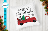 Christmas Buffalo Plaid Truck Svg By All About Svg Thehungryjpeg Com