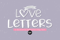 Love Letters A Decorative Valentine Font By Dixie Type Co Thehungryjpeg Com