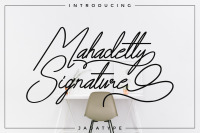 Mahadetty Signature By Jadatype Thehungryjpeg Com