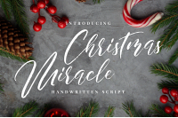 Christmas Miracle Brush Script By Tomy James Thehungryjpeg Com
