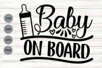 Baby On Board Svg Newborn Svg New Baby Svg Baby Boy Svg Baby Girl By Cosmosfineart Thehungryjpeg Com