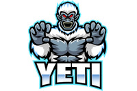 Yeti Sports Mascot Logo Illustration Sticker for Sale by EastThirdStudio