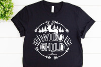 Wild Child Svg Design For Adventure Shirt By Cuttingsvg Thehungryjpeg Com