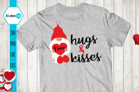 Free Hugs And Kisses Svg Valentines Gnome Svg By All About Svg Thehungryjpeg Com