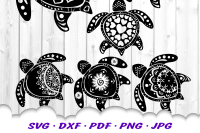 Download Mandala Sea Turtle Svg Dxf Cut Files Bundle By Cloud9designsvg Thehungryjpeg Com PSD Mockup Templates