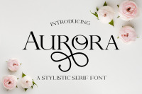 Aurora A Stylistic Serif Font By Freeling Design House Thehungryjpeg Com