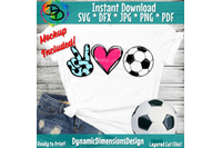 Download Peace Love Soccer Svg Soccer Png Soccer Shirt Peace Love Svg Pea By Dynamic Dimensions Thehungryjpeg Com