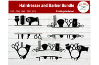 Download Hair Salon Hair Dresser Barber Monogram Frame Bundle Svg Eps Pdf Dxf P By Svgbrewerydesigns Thehungryjpeg Com