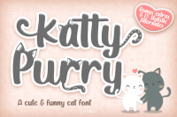 Katty Purry By Handletteryean Thehungryjpeg Com