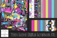 Tweens & Teens 1 Digital Scrapbook Kit