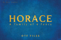 Horace A Strong Serif Type By Dene Studios Thehungryjpeg Com