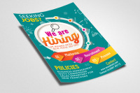 Job Vacancy Hiring Flyer Template By Designhub Thehungryjpeg Com