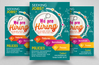 Job Vacancy Hiring Flyer Template By Designhub Thehungryjpeg Com